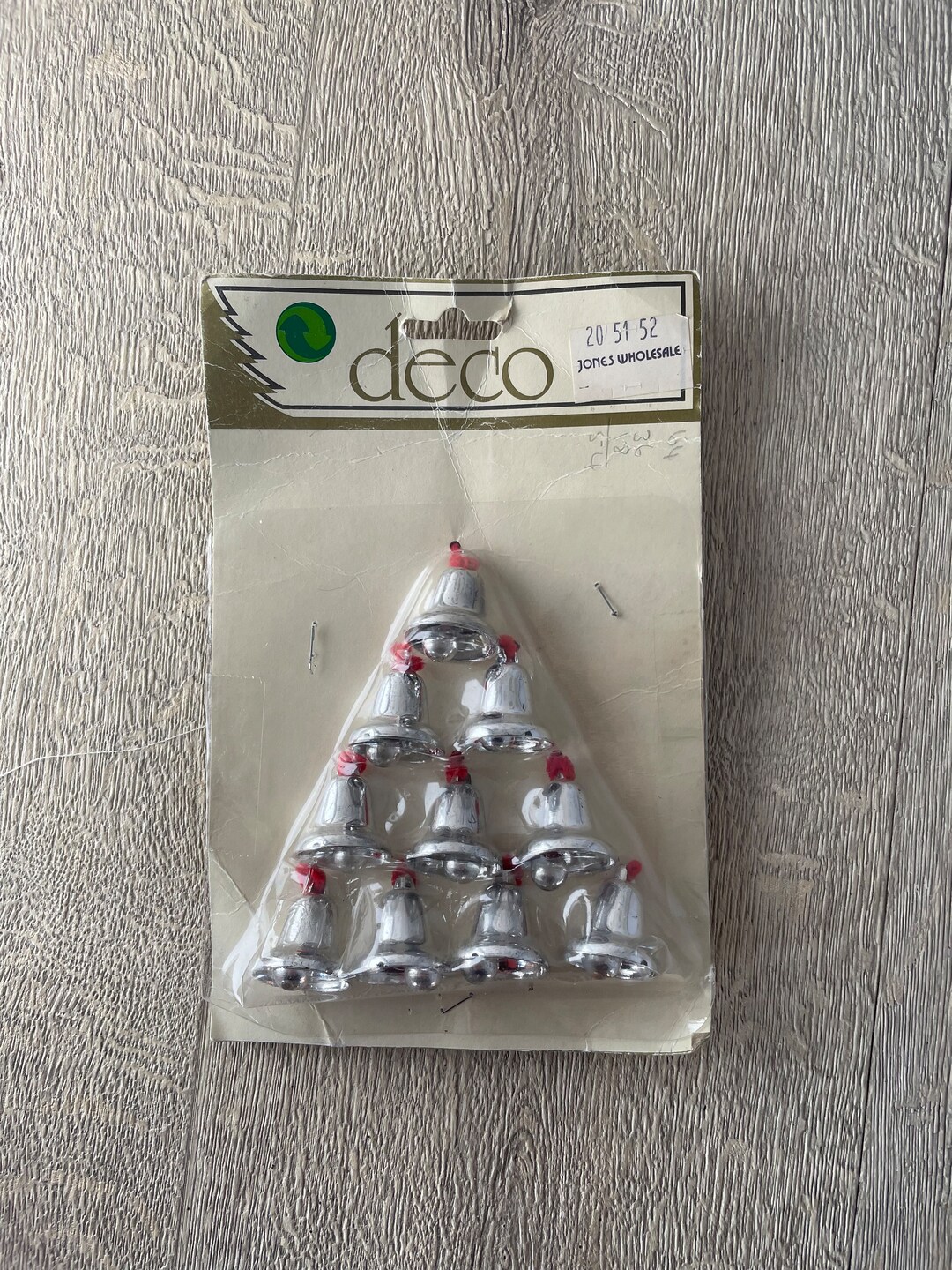 Mini Christmas Bells Set of Small Silver Plastic Tree Decorations or Ornaments Etsy