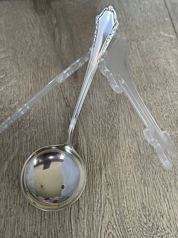 Vintage Soup Spoon With Curved Handle Vintage Cutlery and Etsy