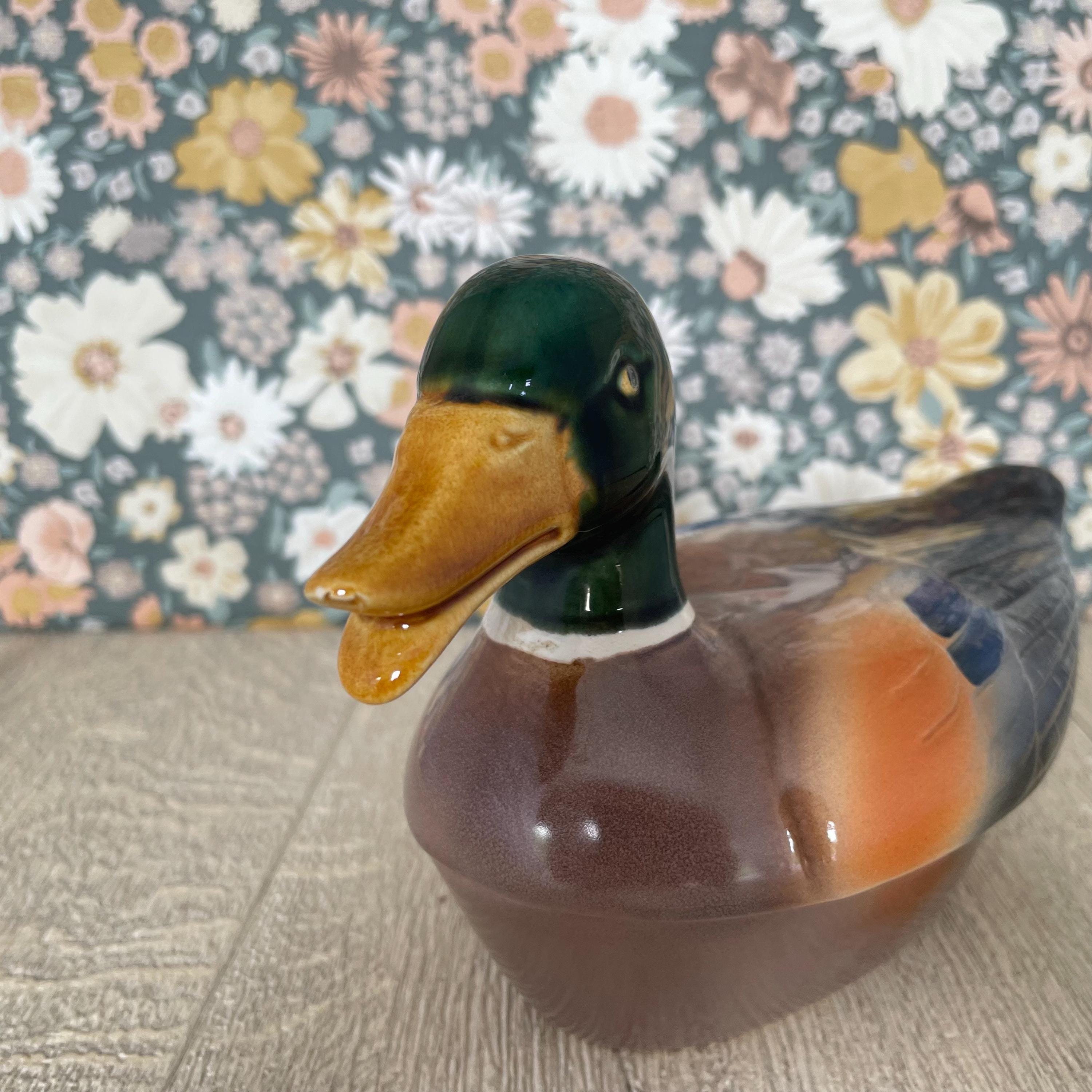 フランス製ヴィンテージダックパテ皿 – ミシェル・コーガン マガモ 