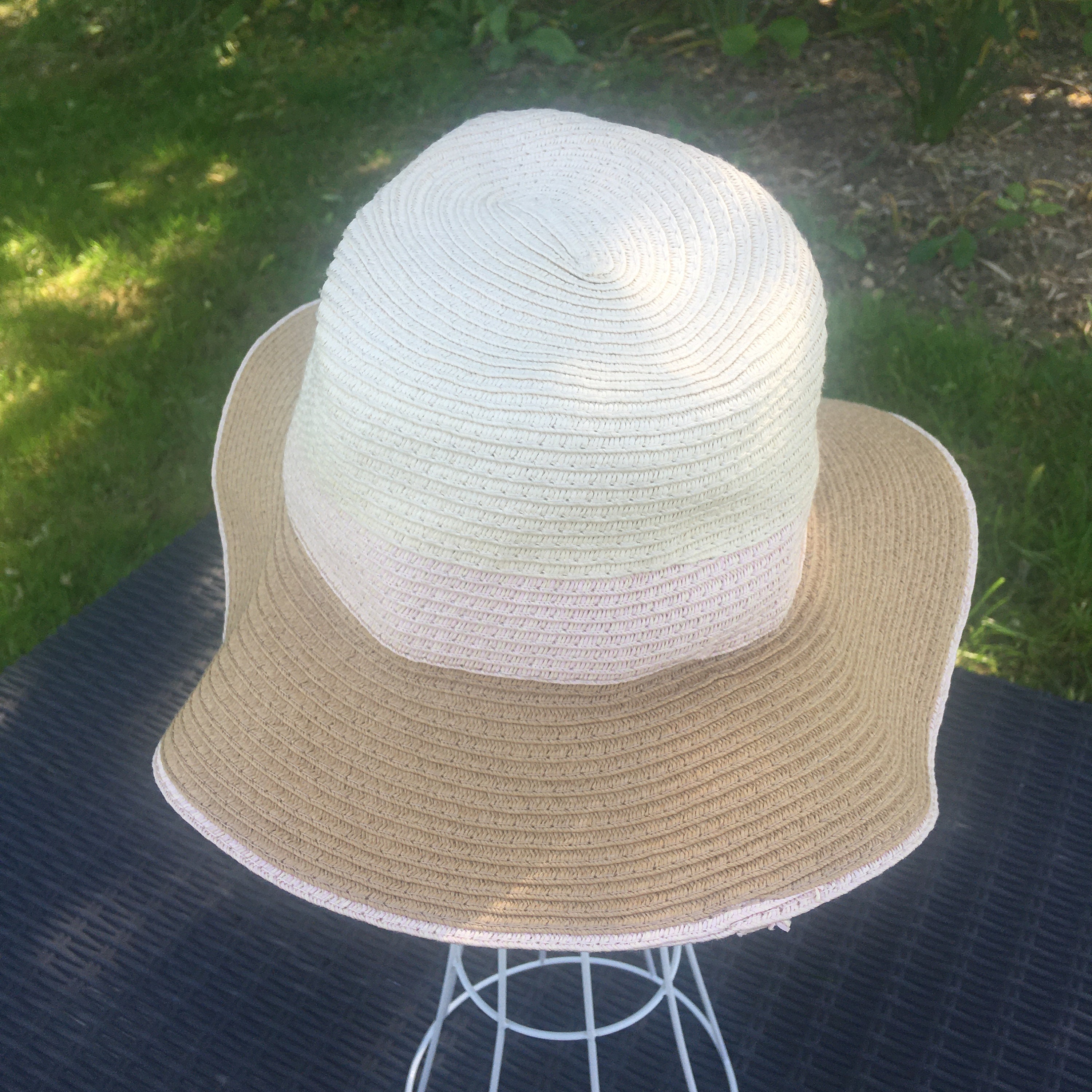 Summer floppy sun hat women's woven hat pastel colour | Etsy