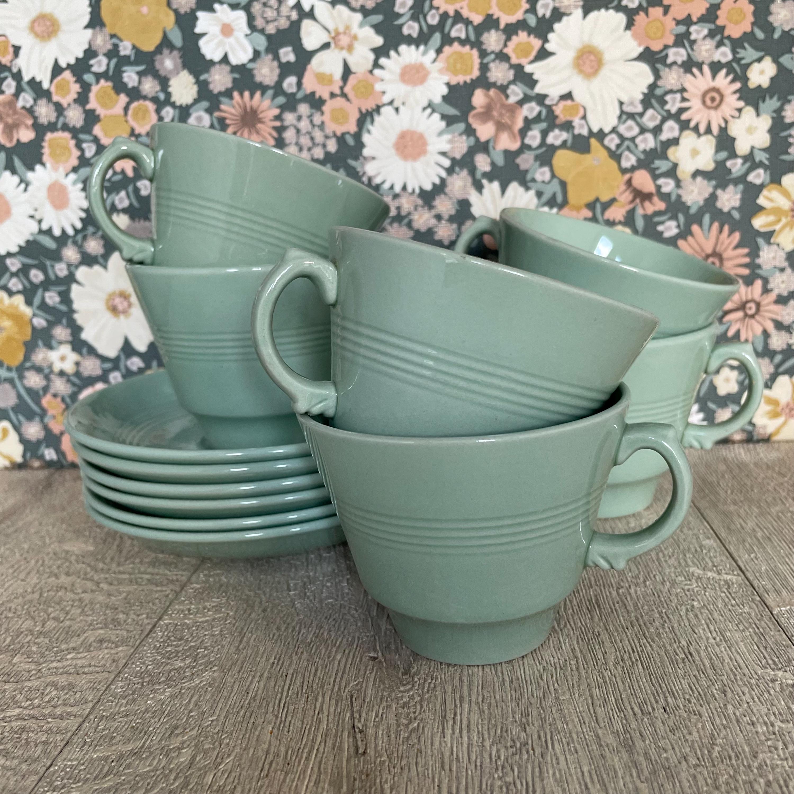 WOOD'S WARE Beryl 食器セット プレート カップ＆ソーサー Beryl Cup and Saucer - Etsy