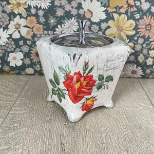 Midwinter Stylecraft Rose Marie Jam Pot: Mid-Century Modern Ceramic Crockery