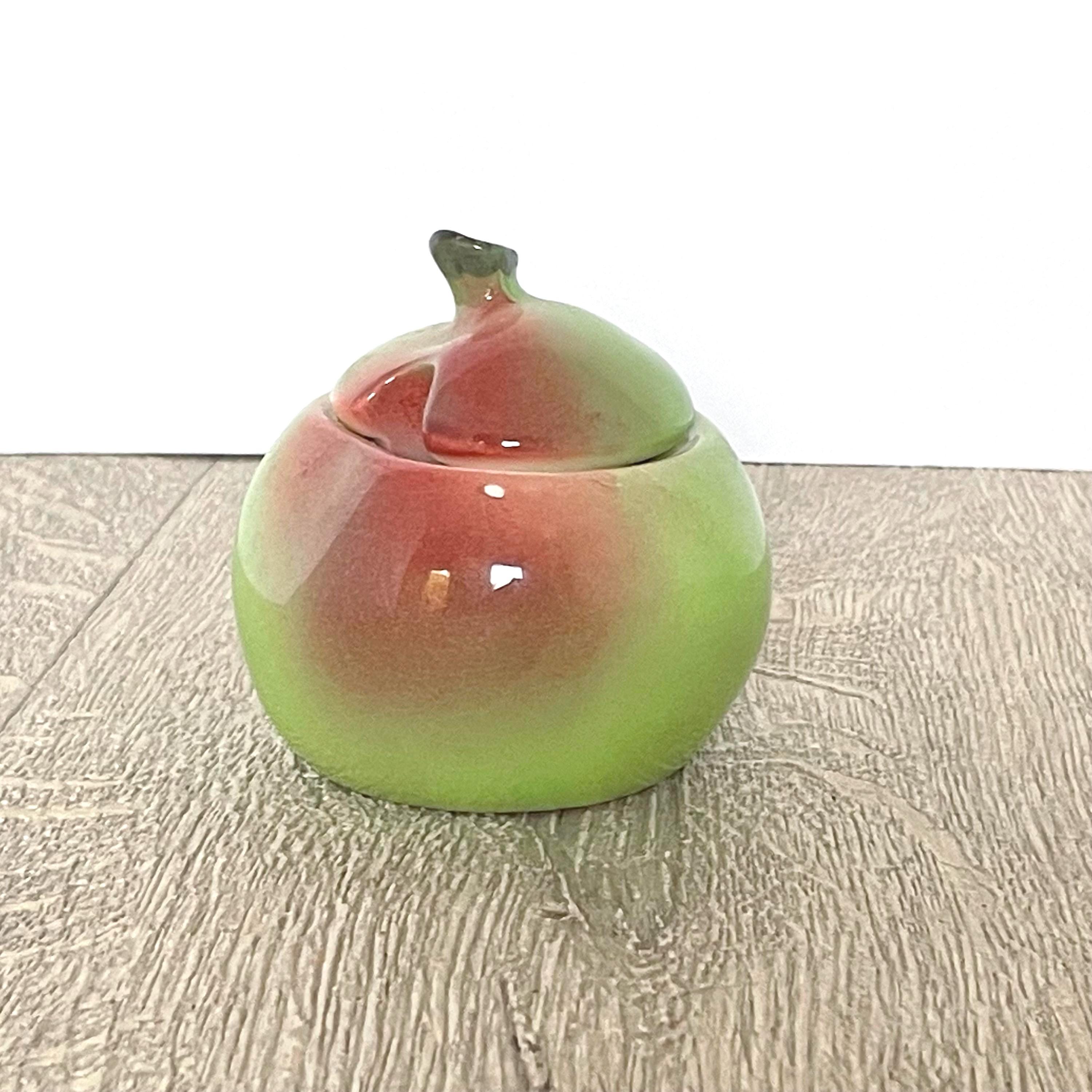 Théière vintage anglaise Carlton Ware nouveauté en forme de poire