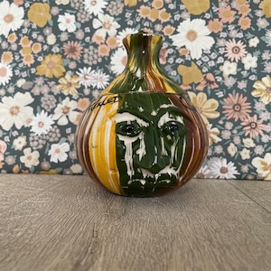 Pickled Onions Funny Face Pot by Dee Cee Pottery - Vintage, Collectable