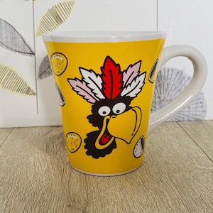 Vintage Cadbury Mini Egg Mug – Parrot Design, 1990s Easter Chocolate Cup
