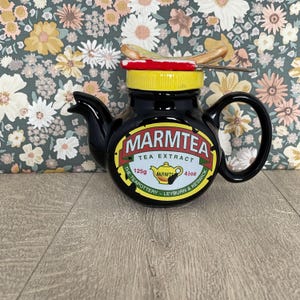 Marmite-Teekanne zum Sammeln – Tee für eine Person – Swineside Teapottery, England