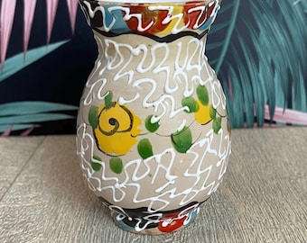 花器 italy ポストモダン mid-century レトロなイタリア製ミッドセンチュリーモダンセラミック花瓶 - Etsy 日本