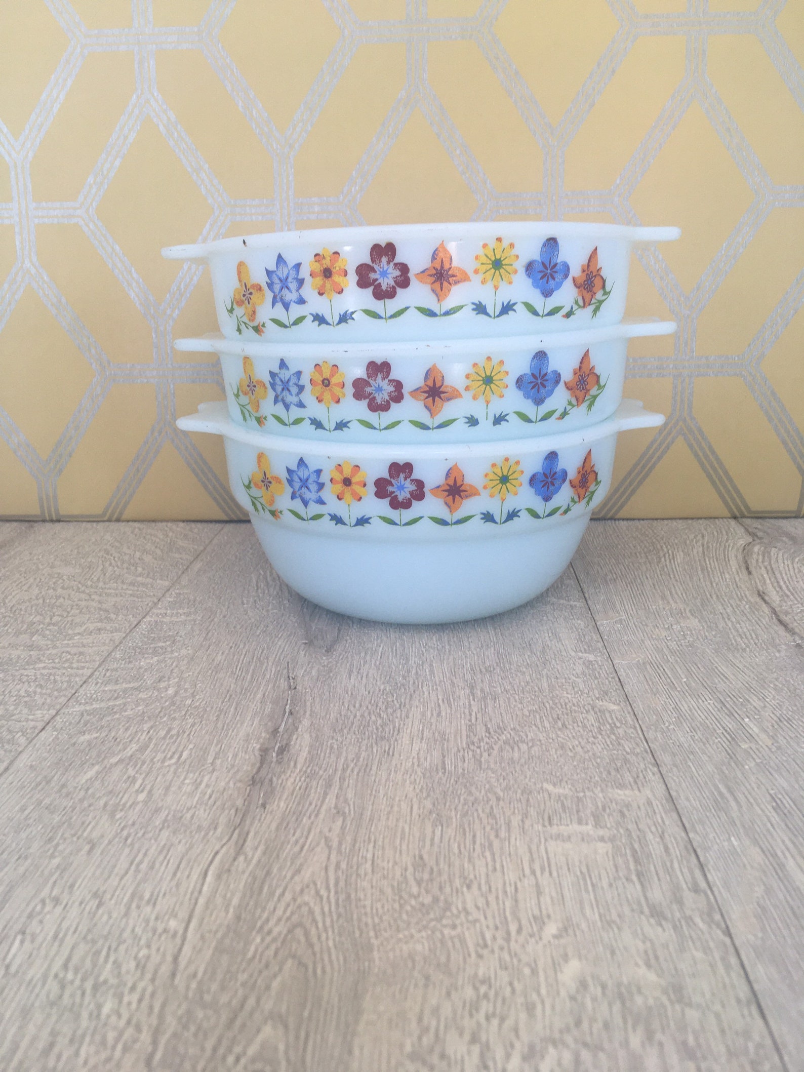 Phoenix Pyrex Floral Pudding Basin or Bowl . Etsy