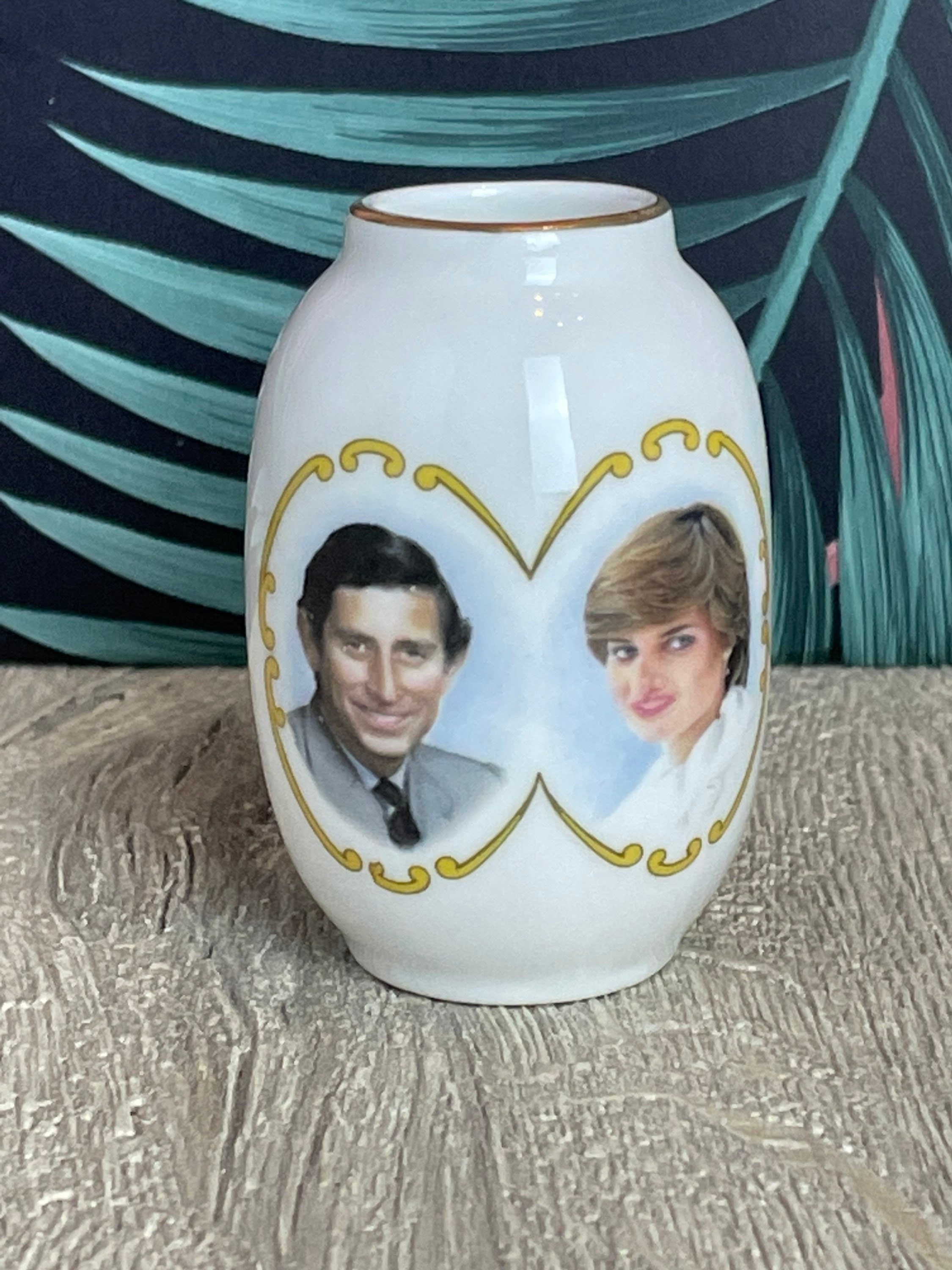 Royal Wedding Bud Vase: Prince Charles & Lady Diana Memorabilia - Etsy