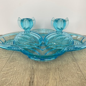 blue glass dressing table set Naomi Backless Mini Dress colour: multi-smudge-print-one-shoulder-asymmetric-cut-out-frill-hem-midi-dress COLOR:Bellwether Blue Rare blue Bohemian etched