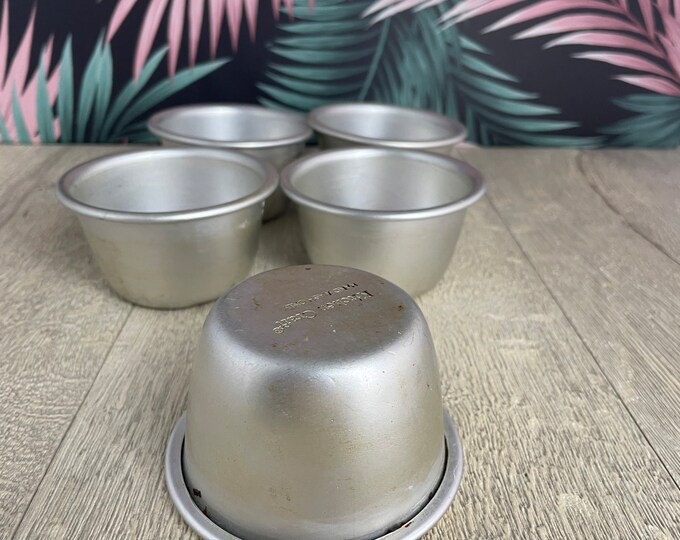 Small Pudding Basin Tin Set Individual Baking Tin Tin for Sponge
