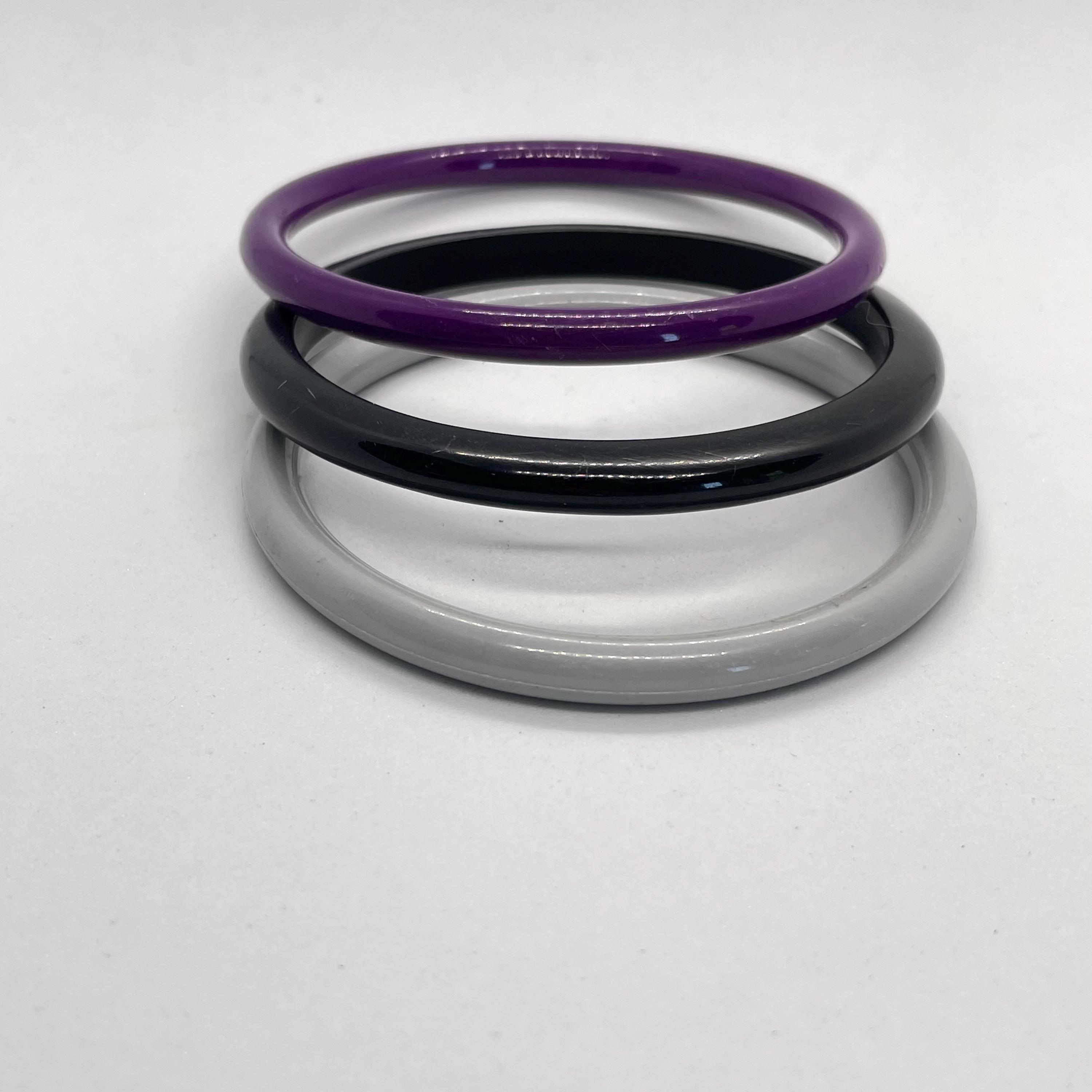 【大人気のパープル】UNDRESSED BANGLE SET KNIT Ameri VINTAGE - 【大人気のパープル】UNDRESSED BANGLE SET KNITの