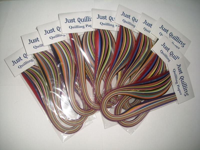 Paper Quilling Strips 3mm12 Packs Quilling Papers Supplies Etsy