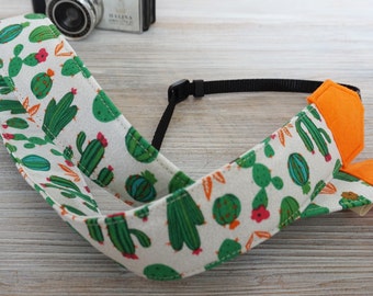 Cactus Camera Strap, New Cactus DSLR Camera Strap, Desert and Succulent Plant Lover Gifts, Personalized Binocular Strap, Birding Strap