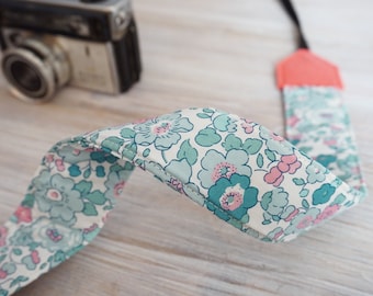 Mint Camera Strap, Crossbody DSLR Camera Strap, Photography Geeks, Liberty Betsy Y Mint, NEW for 2021 - Limited Quantity