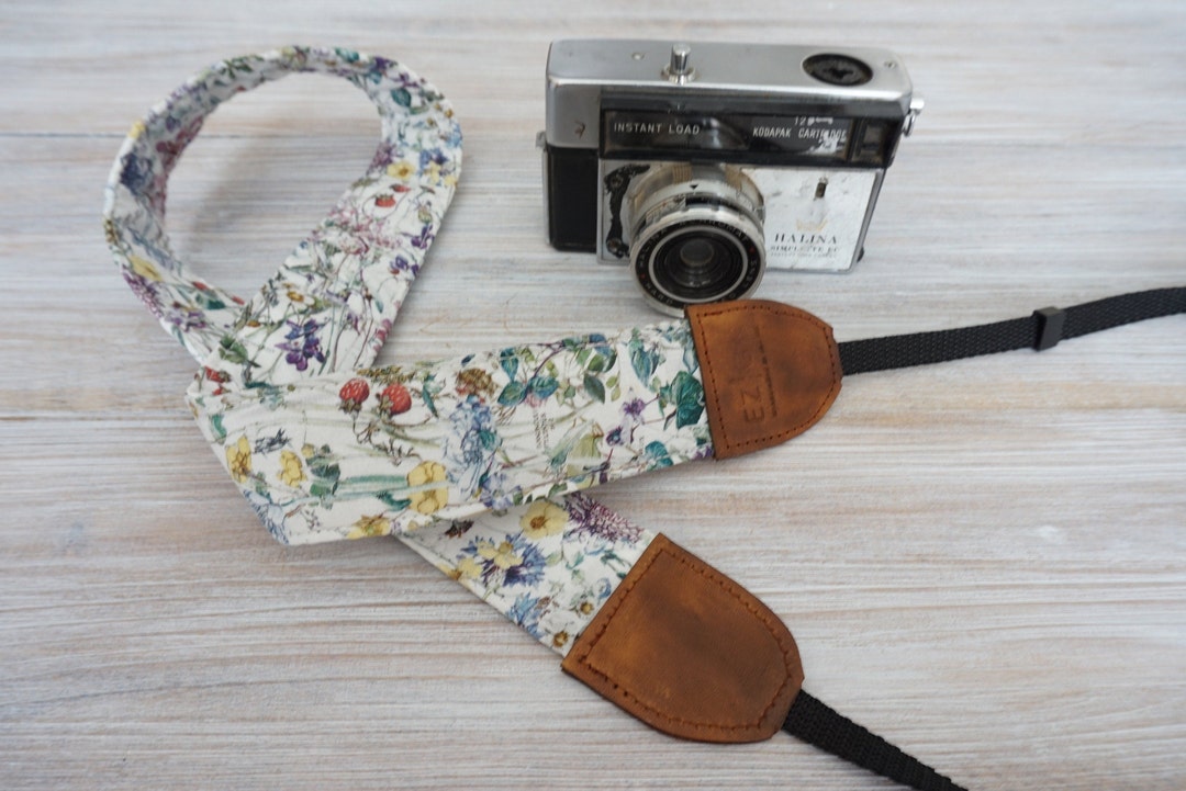 Crossbody Camera Strap Stylish Photohraphy Mini Flowers DSLR Etsy