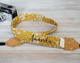 Print for Fabric Camera Straps, Personalisation Print, Business Logo Print, Initials DSLR Strap, Purchase This Along with Your Strap Order