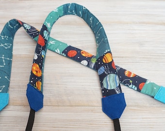 Space Galaxy Camera Strap, One of A Kind DSLR Strap, Stars Planets Patchwork Crossbody Camera Strap, New Camera Gifts, Photographer Tools