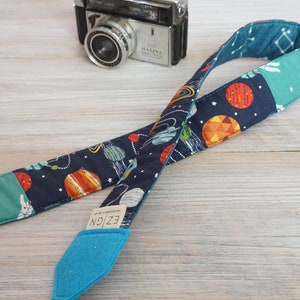 Space Galaxy Camera Strap, One of A Kind DSLR Strap, Stars Planets Patchwork Crossbody Camera Strap, New Camera Gifts, Photographer Tools image 5
