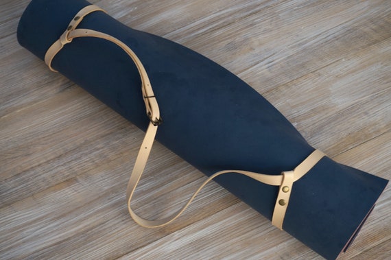 leather yoga mat strap