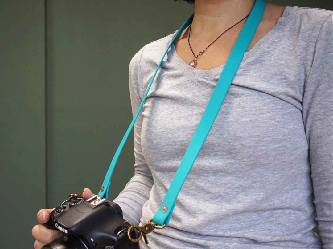 Biothane Camera Strap Teal Biothane Camera Strap: Weatherproof DSLR Sling, Fixed Length - Etsy