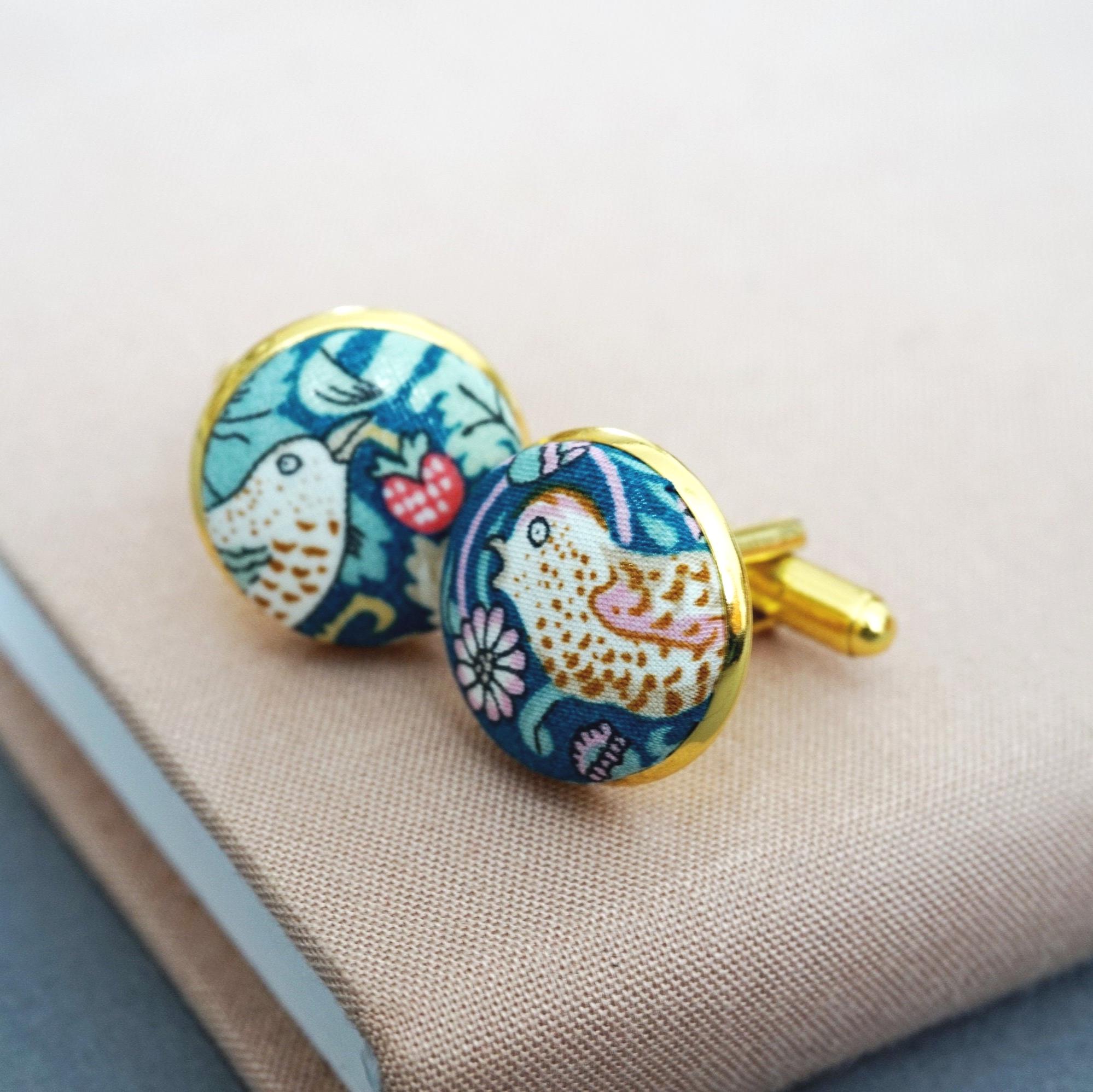 布製の花柄カフス - Etsy 日本