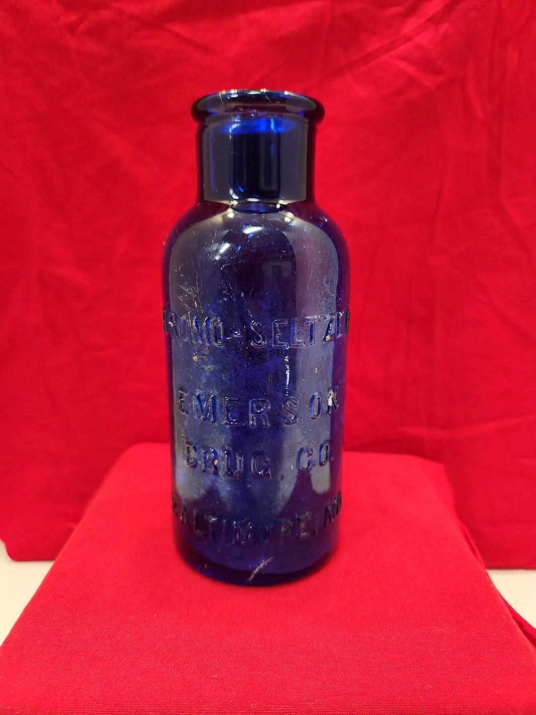 Antique Extra Large Bromo Seltzer Bottle Etsy