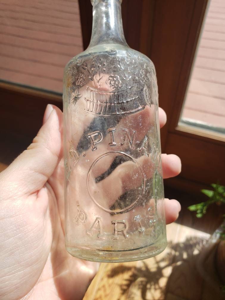 フランスアンティーク　ED.PINAUD　香水瓶　ボトル　19世紀　ブロカント Antique ED. Pinaud Paris Perfume Bottle - Etsy