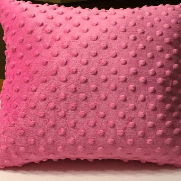 Minky Pillow, Minky Toddler Pillow, Minky Travel Pillow, Travel Pillow, Toddler Bedding, Nursery