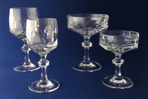 Gorham Nachtmann ALEXANDRA Cordial Glasses Set of 4 EXCELLENT 