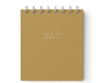 Get It Done Desktop Task Pad, Daily Tasks Notebook, Things To Do Today Planner, Productivity To Do List, Routine Checklist Notepad