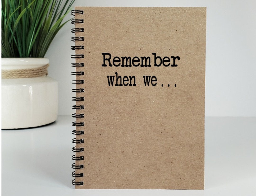 Friendship Notebook Remember When We... Friendship Journal, Friends