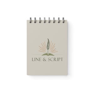 Personalized Notebook, Custom Logo Mini Jotter, Small 3.5 x 5 Spiral Notebook, Memo Pad - To Do List, Branded Company Gifts
