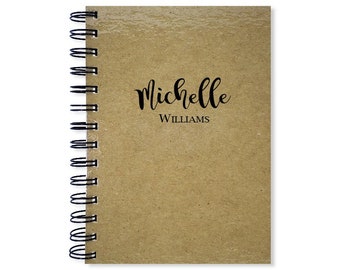 Personalized Notebook, [Custom Name] - 5 x 7 Journal, Journal for Women, Notebook, Gift, Bullet Journal, Best Friend Gift, Teacher Notebook