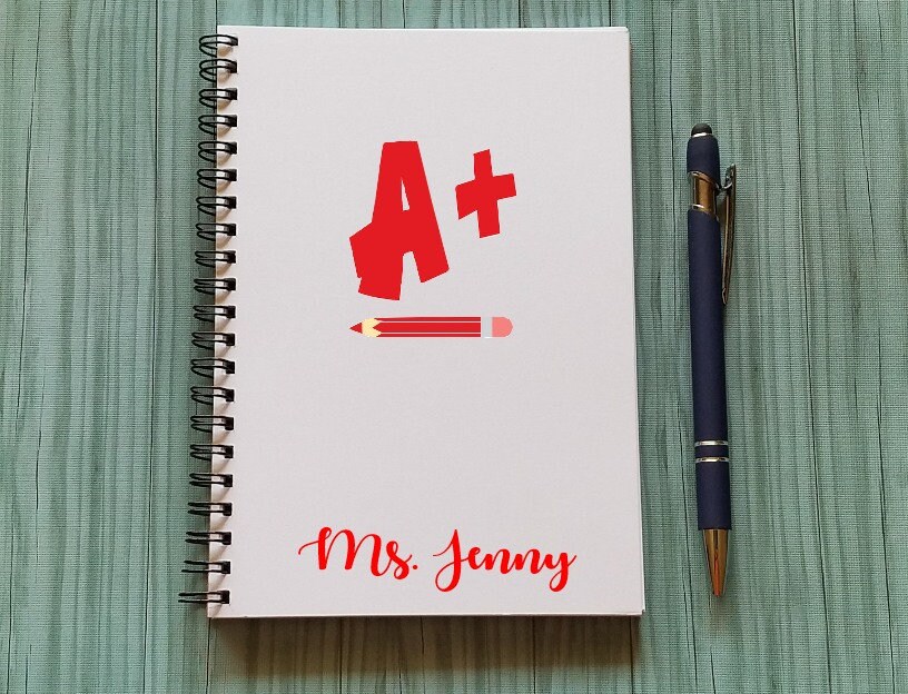 Personalized Journal Teacher's Name A Writing Journal | Etsy