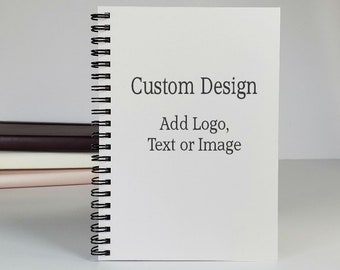 Branded Company Notebook with Logo, Personalized Business Notebook, Marketing Gifts, Customer Appreciation Gift, Staff Appreciation Notebook