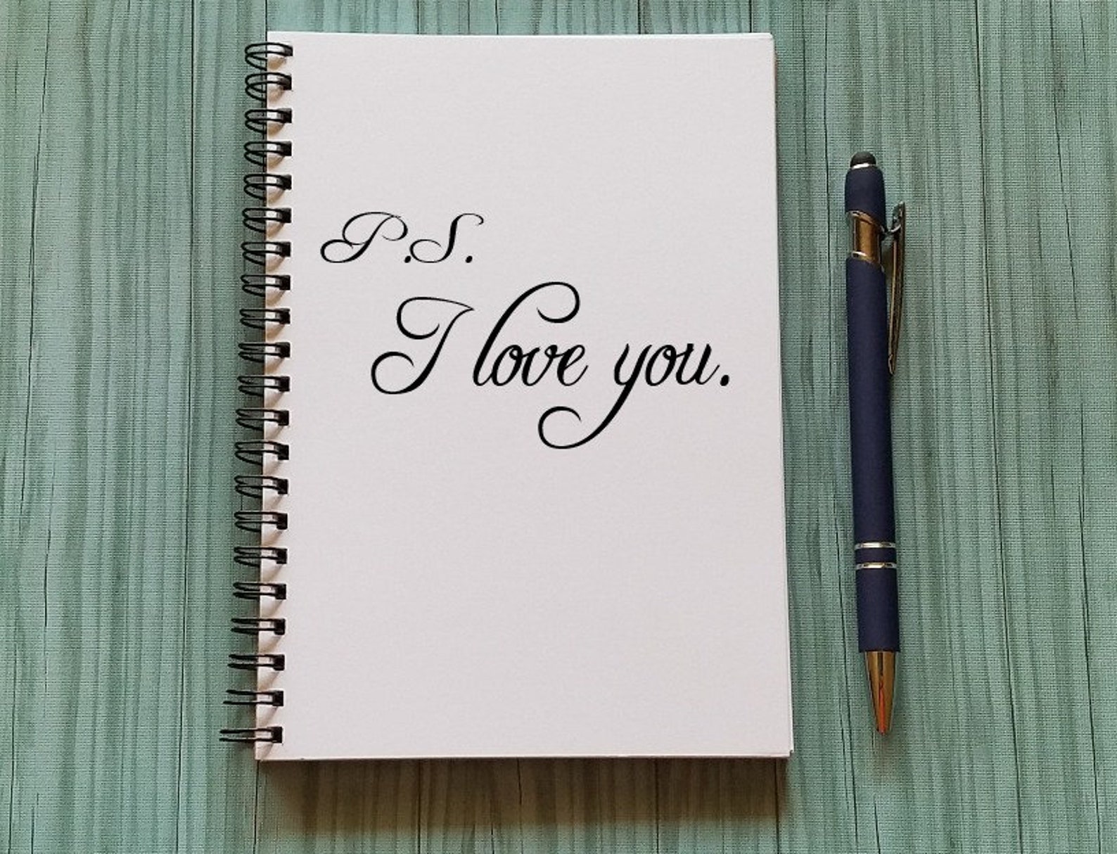 Writing Journal Love Diary P.S. I Love You 5 X 7 Journal Etsy