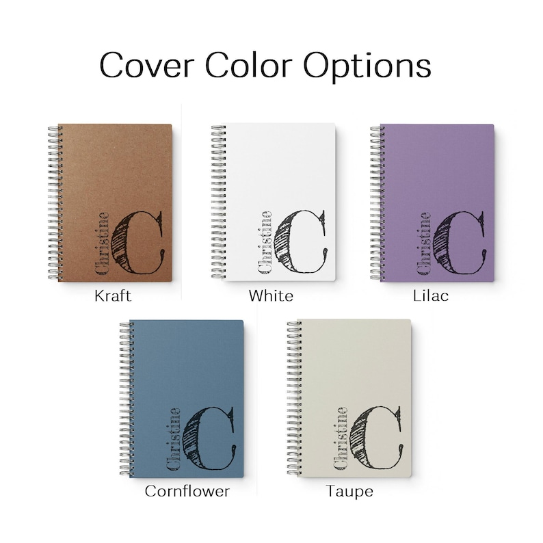 Personalized Monogram Notebook: Custom Diary Journal Bild 2