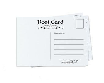 Blank Postcards for Any Occasion, 4 x 6 Postcards, Set of 10 Postcards (PCW1)