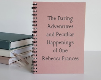 Personalized Adventure Notebook, Daring Adventures Journal, Personalized travel Notebook, Journal for Women, Coworker Gift