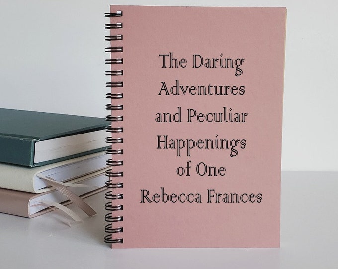 Personalized Adventure Notebook, Daring Adventures Journal, Personalized travel Notebook, Journal for Women, Coworker Gift