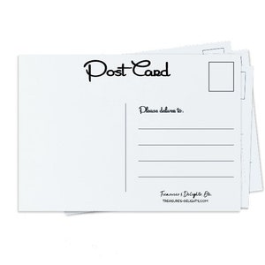 Cartes postales vierges, (25) cartes postales, cartes postales vierges à faire soi-même pour toutes les occasions - Lot de 25 (PCW2)