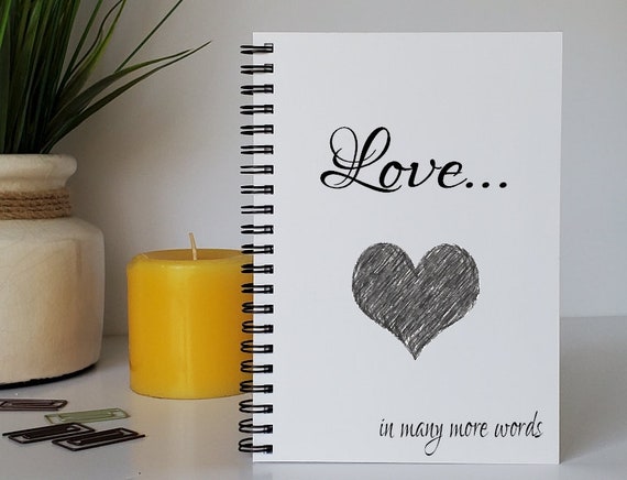 Couples Journal, Lovein Many More Words, Keepsake Notebook, Notebook for  Couples, Love Journal, Couples Memory Scrapbook 