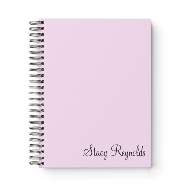 Personalized Notebook, [Custom Name] in Lower Corner - 5 x 7 Journal, Writing Journal, Notebook Author Gift Writer