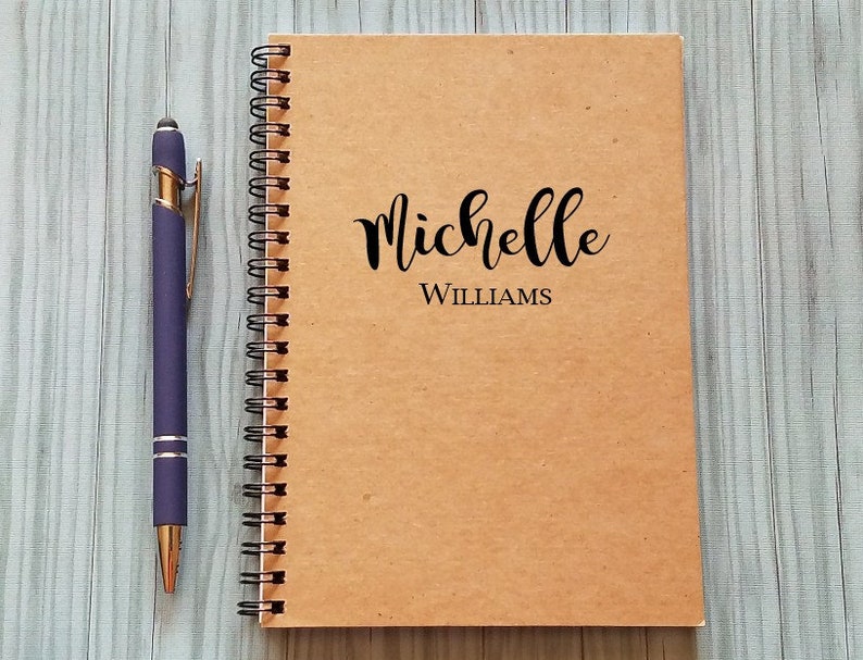 Personalized Notebook custom Name 5 X 7 Journal Journal Etsy