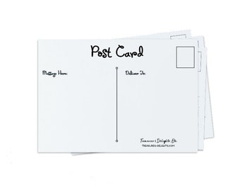 Postales en blanco, (25) Postales, Tarjetas de notas - Juego de 25 (PCW4)