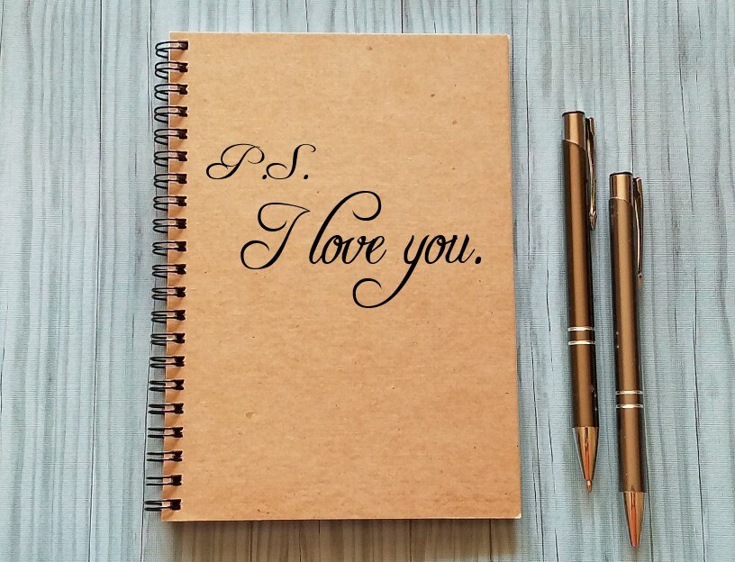 Writing Journal Love Diary P.S. I Love You 5 x 7 Journal Etsy