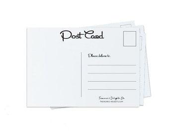 Postcards - Blank Postcards (Set of 10), 4 x 6 Postcards (PCW2)