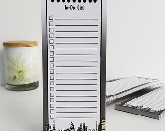 To Do List Notepad - Bookshelf Notepad, Reading Books Task List Tracker Notepad, Daily To Do List Pad, Daily Task Notepad