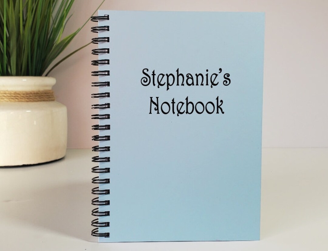 Personalized Notebook With Name, Writing Journal, custom Name's